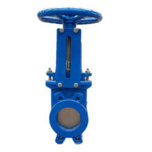 ductile iron knife gate valve/Soft Seal Resilient Seat Ductile Iron PN10 Knife Gate Valve with Hand Wheel